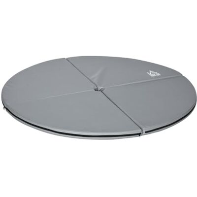 HOMCOM Tapis de pole dance pliable pole dance mat tapis de protection Ø 150 cm épaisseur 5 cm revêtement plastique HOMCOM Tapis de pole dance pliable pole dance mat tapis de protection Ø 150 cm épaisseur 5 cm revêtement plastique