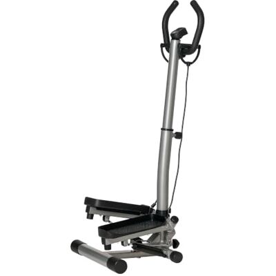 HOMCOM Stepper avec Guidon, Écran LCD, Réglable en Hauteur, Argent et Noir Stepper de Fitness, Pédales Antidérapantes, Marche d'Escalier, pour Maison, Bureau, Salon, Salle de Sport HOMCOM Stepper avec Guidon, Écran LCD, Réglable en Hauteur, Argent et Noir Stepper de Fitness, Pédales Antidérapantes, Marche d'Escalier, pour Maison, Bureau, Salon, Salle de Sport