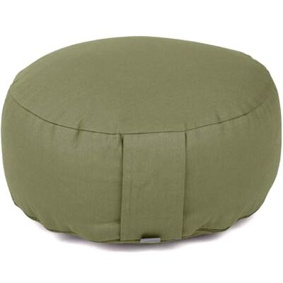 Bodhi Rondo ECO Coussin de méditation Coussin de yoga avec rembourrage en épeautre bio Housse 100 % coton Housse lavable avec dragonne pratique Hauteur 20 cm (vert loden) Bodhi Rondo ECO Coussin de méditation Coussin de yoga avec rembourrage en épeautre bio Housse 100 % coton Housse lavable avec dragonne pratique Hauteur 20 cm (vert loden)