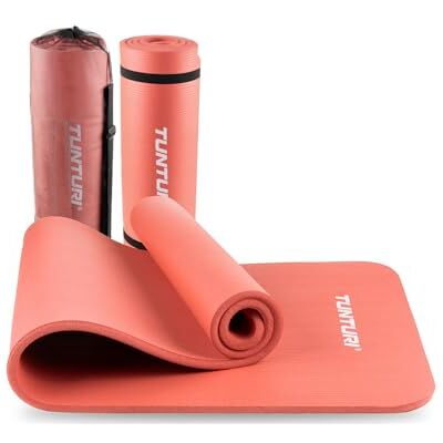 Tunturi Tapis de fitness épais 15mm Tapis de gymnastique antidérapant Pour le yoga et le pilates Tapis de sport 180x60x1,5cm Particulièrement confortable Tunturi Tapis de fitness épais 15mm Tapis de gymnastique antidérapant Pour le yoga et le pilates Tapis de sport 180x60x1,5cm Particulièrement confortable