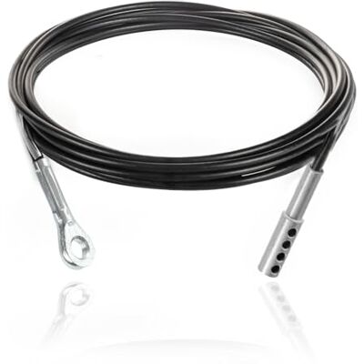 DQ-PP Câble en acier gainé avec œillet et terminal à 4 œillets 5 mm/6,5 mm 40 m 7 x 19 Câble métallique Câble de gym Noir Fitness 4000 cm DQ-PP Câble en acier gainé avec œillet et terminal à 4 œillets 5 mm/6,5 mm 40 m 7 x 19 Câble métallique Câble de gym Noir Fitness 4000 cm
