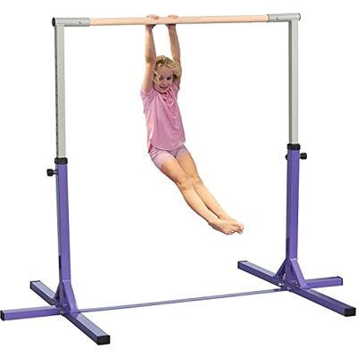Generic Barre de Gymnastique Barre Fixe de Gymnastique enfan Hauteur Réglable Barre De Tractions Gym Guidon Acier Bois Massif Hêtre Generic Barre de Gymnastique Barre Fixe de Gymnastique enfan Hauteur Réglable Barre De Tractions Gym Guidon Acier Bois Massif Hêtre
