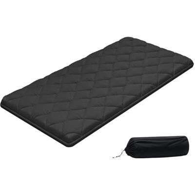 VEVOR Tapis tatami japonais, matelas futon pliable avec sac de rangement et fixation, tapis de sol à 9 couches pour dormir, dortoir, méditation, yoga VEVOR Tapis tatami japonais, matelas futon pliable avec sac de rangement et fixation, tapis de sol à 9 couches pour dormir, dortoir, méditation, yoga