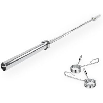VirtuFit Barre d'haltères olympique courte 50 mm (200, centimètres) VirtuFit Barre d'haltères olympique courte 50 mm (200, centimètres)