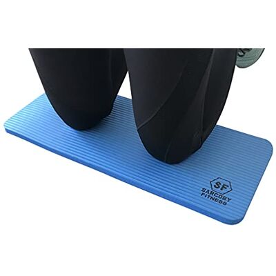 Sargoby Fitness Coussin de genou de yoga 15 mm d'épaisseur Pour soulager les genoux, les coudes, les avant-bras et les poignets Sargoby Fitness Coussin de genou de yoga 15 mm d'épaisseur Pour soulager les genoux, les coudes, les avant-bras et les poignets