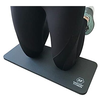 Sargoby Fitness Coussin de genou de yoga 15 mm d'épaisseur Pour soulager les genoux, les coudes, les avant-bras et les poignets Sargoby Fitness Coussin de genou de yoga 15 mm d'épaisseur Pour soulager les genoux, les coudes, les avant-bras et les poignets