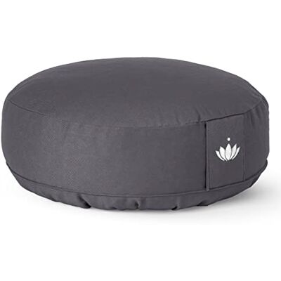 Lotuscrafts Meditation Cushion Lotus Height 10 cm Spelt Filling Washable Cover Organic Cotton Floor Cushion for Meditation Yoga Cushion Meditation Pillow Yoga Pillow GOTS Certified Lotuscrafts Meditation Cushion Lotus Height 10 cm Spelt Filling Washable Cover Organic Cotton Floor Cushion for Meditation Yoga Cushion Meditation Pillow Yoga Pillow GOTS Certified