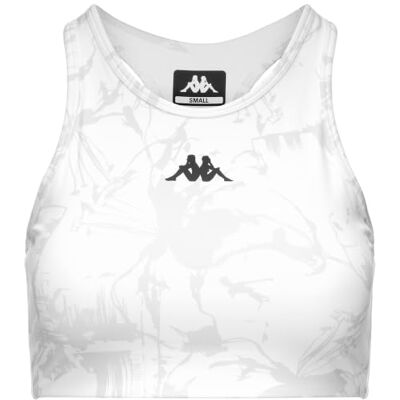 Kappa Top Deportivo Cuello Halter IRRANA PRO Tejido Elástico Estampado Mujer Kappa Top Deportivo Cuello Halter IRRANA PRO Tejido Elástico Estampado Mujer