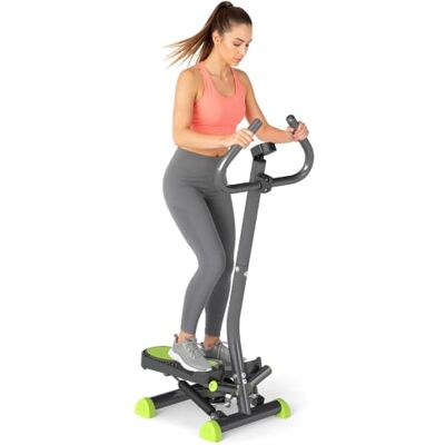 HOMCOM Stepper avec Guidon Écran LCD Résistance Réglable Noir Stepper Fitness Appartement, Exercise Hanches Jambes Lombes, pour Maison, Acier HOMCOM Stepper avec Guidon Écran LCD Résistance Réglable Noir Stepper Fitness Appartement, Exercise Hanches Jambes Lombes, pour Maison, Acier