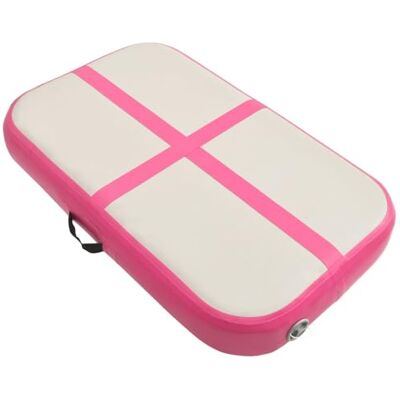 vidaXL Tapis gonflable de gymnastique avec pompe 200x200x20cm PVC Rose vidaXL Tapis gonflable de gymnastique avec pompe 200x200x20cm PVC Rose