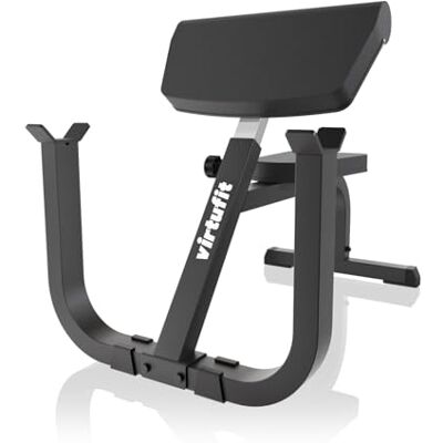 VirtuFit Preacher Curl Station Banc de musculation réglable avec support de bras, banc de musculation stable pour la maison VirtuFit Preacher Curl Station Banc de musculation réglable avec support de bras, banc de musculation stable pour la maison