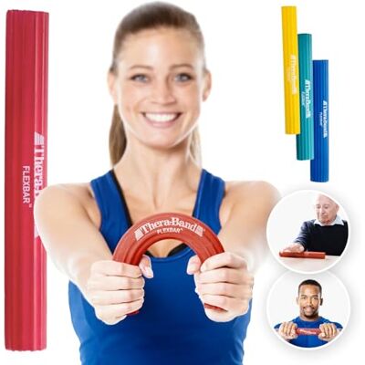 Theraband Bâton d'entraînement Flexible Rouge Clair Theraband Bâton d'entraînement Flexible Rouge Clair