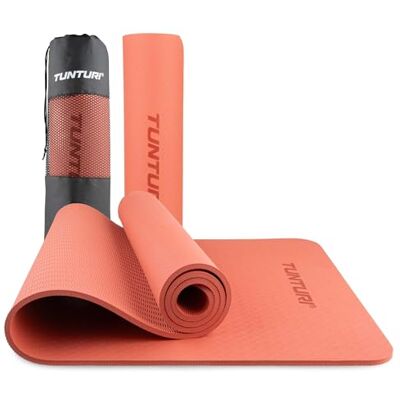Tunturi Tapis de yoga épais de 8 mm Antidérapant Avec sangle de transport Pour yoga et pilates Tapis de sport 183 x 61 x 0,8 cm Sans substances nocives Particulièrement confortable Tunturi Tapis de yoga épais de 8 mm Antidérapant Avec sangle de transport Pour yoga et pilates Tapis de sport 183 x 61 x 0,8 cm Sans substances nocives Particulièrement confortable