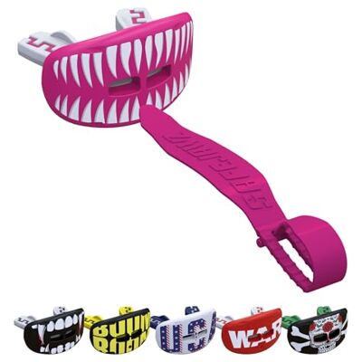 SAFEJAWZ Protection Lèvres Adulte et Junior avec étui pour Boxe, Basketball, Lacrosse, Football, MMA, Arts Martiaux, Hockey et Tous Sports de Contact (Viper Pink) SAFEJAWZ Protection Lèvres Adulte et Junior avec étui pour Boxe, Basketball, Lacrosse, Football, MMA, Arts Martiaux, Hockey et Tous Sports de Contact (Viper Pink)
