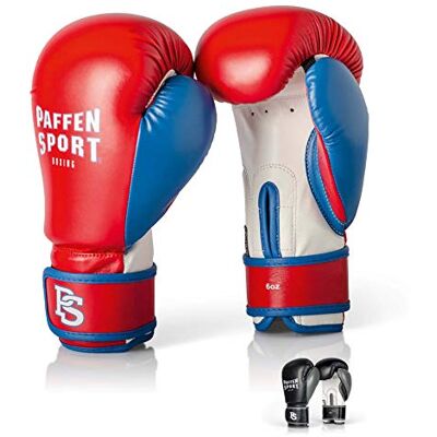 Paffen Sport Gants de boxe pour enfants pour l'entraînement de boxe, kickboxing, Muay Thai, K1 et autres arts martiaux Paffen Sport Gants de boxe pour enfants pour l'entraînement de boxe, kickboxing, Muay Thai, K1 et autres arts martiaux