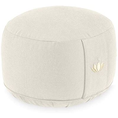 Lotuscrafts Coussin de yoga et de méditation extra haut Hauteur d'assise 20 cm Housse lavable en coton Coussin d'assise de yoga avec rembourrage en épeautre Certifié GOTS Lotuscrafts Coussin de yoga et de méditation extra haut Hauteur d'assise 20 cm Housse lavable en coton Coussin d'assise de yoga avec rembourrage en épeautre Certifié GOTS