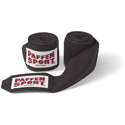 Paffen Sport Bandes de Boxe sans élasticité; 3,0 m; Noir Paffen Sport Bandes de Boxe sans élasticité; 3,0 m; Noir