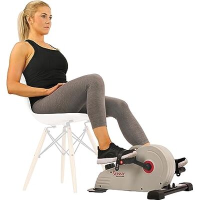 Sunny Health & Fitness Sunny Health and Fitness Health & Fitness Pédale d'exercice magnétique sous le bureau, double fonction Mini vélo d'exercice avec design discret Sunny Health & Fitness Sunny Health and Fitness Health & Fitness Pédale d'exercice magnétique sous le bureau, double fonction Mini vélo d'exercice avec design discret