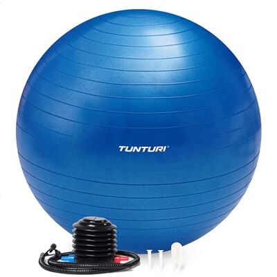 Tunturi 14TUSFU136 Ballon de Gym Mixte Enfant, Bleu, 75 cm Tunturi 14TUSFU136 Ballon de Gym Mixte Enfant, Bleu, 75 cm