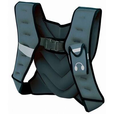 Tunturi Gilet lesté musculation 5kg noir Tunturi Gilet lesté musculation 5kg noir