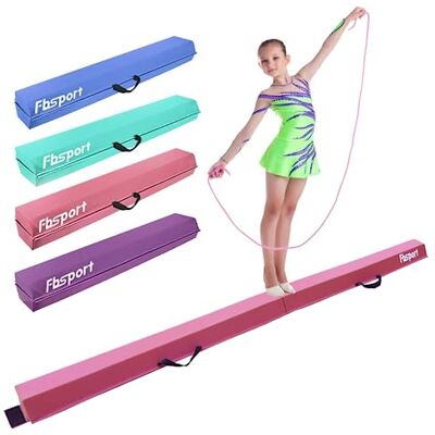 FBSPORT Poutre Gymnastique 240 270 300cm Cuir de PU Pliable Poutre d'équilibre Equipement d'entraînement de Gymnastique avec Fond Antidérapant pour Enfants, Débutants et Gymnastes Professionnels FBSPORT Poutre Gymnastique 240 270 300cm Cuir de PU Pliable Poutre d'équilibre Equipement d'entraînement de Gymnastique avec Fond Antidérapant pour Enfants, Débutants et Gymnastes Professionnels