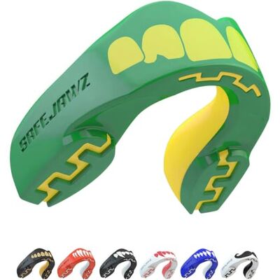 SAFEJAWZ Protège-dents de sport pour adultes et enfants Pour tous les sports de plein contact y compris le rugby, le MMA, les arts martiaux, le kickboxing, le judo, le hockey et la boxe (Ogre, (jusqu'à 11 ans)) SAFEJAWZ Protège-dents de sport pour adultes et enfants Pour tous les sports de plein contact y compris le rugby, le MMA, les arts martiaux, le kickboxing, le judo, le hockey et la boxe (Ogre, (jusqu'à 11 ans))