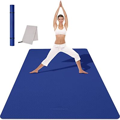 CAMBIVO Tapis de Sport Grand 183x122cm Yoga Mat TPE Antidérapant, Support Gym XXL Epais pour Gymnastique, Entraînement Maison, Fitness, Pilates CAMBIVO Tapis de Sport Grand 183x122cm Yoga Mat TPE Antidérapant, Support Gym XXL Epais pour Gymnastique, Entraînement Maison, Fitness, Pilates