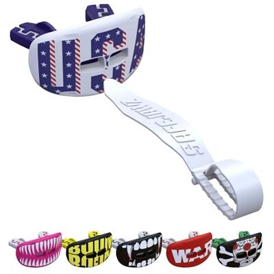 SAFEJAWZ Protection Lèvres Adulte et Junior avec étui pour Boxe, Basketball, Lacrosse, Football, MMA, Arts Martiaux, Hockey et Tous Sports de Contact (USA) SAFEJAWZ Protection Lèvres Adulte et Junior avec étui pour Boxe, Basketball, Lacrosse, Football, MMA, Arts Martiaux, Hockey et Tous Sports de Contact (USA)