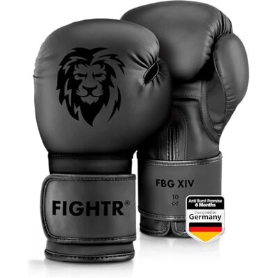 FIGHTR ® Gants de Boxe – Protection et Stabilité Maximales Gants pour Boxe, MMA, Muay Thai et Kickboxing Tailles 8–16 oz, Sac de Transport Inclus FIGHTR ® Gants de Boxe – Protection et Stabilité Maximales Gants pour Boxe, MMA, Muay Thai et Kickboxing Tailles 8–16 oz, Sac de Transport Inclus