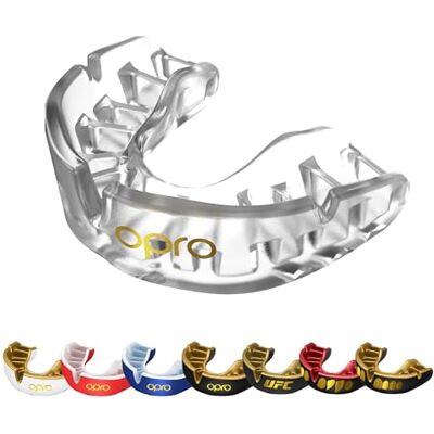 Opro Gold Level Protège-dents Premium Fit – Protège-dents pour adultes et enfants – – Pour boxe et MMA – Facile à installer – Pour rugby et hockey – Protection premium avec garantie dentaire Opro Gold Level Protège-dents Premium Fit – Protège-dents pour adultes et enfants – – Pour boxe et MMA – Facile à installer – Pour rugby et hockey – Protection premium avec garantie dentaire
