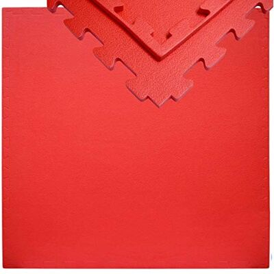 EYEPOWER Tapis Puzzle de Fitness 90x90cm INCL Embouts Extensible Protection Sol de Sport en Mousse EVA épais 12mm EYEPOWER Tapis Puzzle de Fitness 90x90cm INCL Embouts Extensible Protection Sol de Sport en Mousse EVA épais 12mm