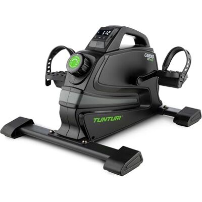 Tunturi Pédalier Cardio Fit Vainqueur du test 2024 Mini vélo d'appartement pour personnes âgées Entraîneur de bras et de jambes en position assise Résistance réglable et écran LCD Tunturi Pédalier Cardio Fit Vainqueur du test 2024 Mini vélo d'appartement pour personnes âgées Entraîneur de bras et de jambes en position assise Résistance réglable et écran LCD