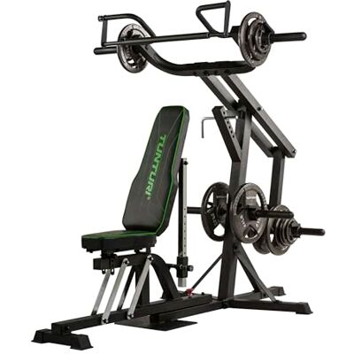 Tunturi WT80 Leverage Gym Station de Musculation à Levier Presse Articulée Réglable pour +50 Exercices Compacte et Stable Compatible Disques 30mm & 50mm Tunturi WT80 Leverage Gym Station de Musculation à Levier Presse Articulée Réglable pour +50 Exercices Compacte et Stable Compatible Disques 30mm & 50mm