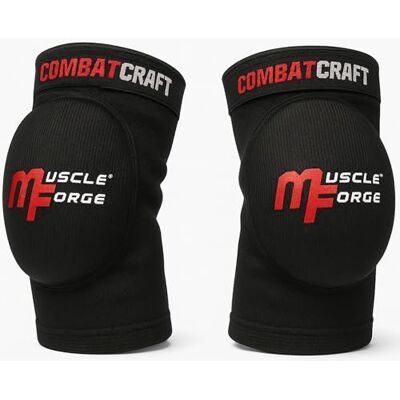 MuscleForge Coudières pour MMA, Muay Thai, Kickboxing et BJJ Taille S/M/L Protections de coude avec mousse EVA anatomique, tissu élastique respirant et ajustement stable sans sangles, paire de MuscleForge Coudières pour MMA, Muay Thai, Kickboxing et BJJ Taille S/M/L Protections de coude avec mousse EVA anatomique, tissu élastique respirant et ajustement stable sans sangles, paire de