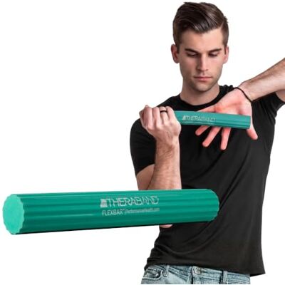 Theraband FlexBar Appareil d'entraînement pour les mains Pour la rééducation et la force de préhension Appareil d'entraînement pour la main, le poignet et l'avant-bras Accessoire de fitness Theraband FlexBar Appareil d'entraînement pour les mains Pour la rééducation et la force de préhension Appareil d'entraînement pour la main, le poignet et l'avant-bras Accessoire de fitness