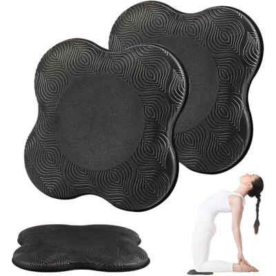 VMUTGA Lot de 2 genouillères de yoga, 20 x 20 cm, antidérapantes, résistantes à l'usure, pour protéger les genoux, les coudes, les poignets, le yoga, accessoires pour exercices d'étirement, aérobic VMUTGA Lot de 2 genouillères de yoga, 20 x 20 cm, antidérapantes, résistantes à l'usure, pour protéger les genoux, les coudes, les poignets, le yoga, accessoires pour exercices d'étirement, aérobic
