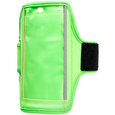NIKE Essentials Brassard de sport pour smartphone, course à pied, fitness, jogging, accessoire de course, vert illusion/argent/argenté, taille unique NIKE Essentials Brassard de sport pour smartphone, course à pied, fitness, jogging, accessoire de course, vert illusion/argent/argenté, taille unique