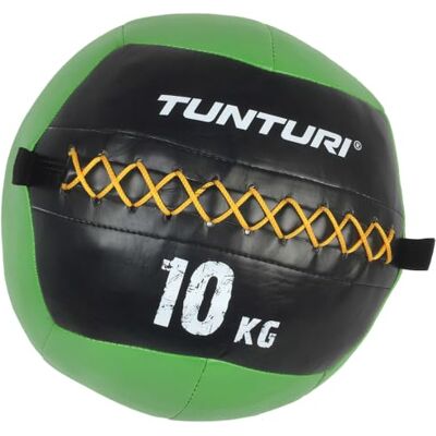 Tunturi Balle Murale Wall Ball Functional Training 10kg Vert Tunturi Balle Murale Wall Ball Functional Training 10kg Vert