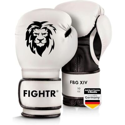 FIGHTR ® Gants de Boxe – Protection et Stabilité Maximales Gants pour Boxe, MMA, Muay Thai et Kickboxing Tailles 8–16 oz, Sac de Transport Inclus FIGHTR ® Gants de Boxe – Protection et Stabilité Maximales Gants pour Boxe, MMA, Muay Thai et Kickboxing Tailles 8–16 oz, Sac de Transport Inclus