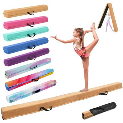 SportBob Poutre Gymnastique Pliable 240/270/300 cm, Poutre de Gymnastique Entraînement Portative pour Enfants et Adultes, Poutre d'equilibre vec Sac de Transport, pour débutants et Gymnastes Professionnels SportBob Poutre Gymnastique Pliable 240/270/300 cm, Poutre de Gymnastique Entraînement Portative pour Enfants et Adultes, Poutre d'equilibre vec Sac de Transport, pour débutants et Gymnastes Professionnels