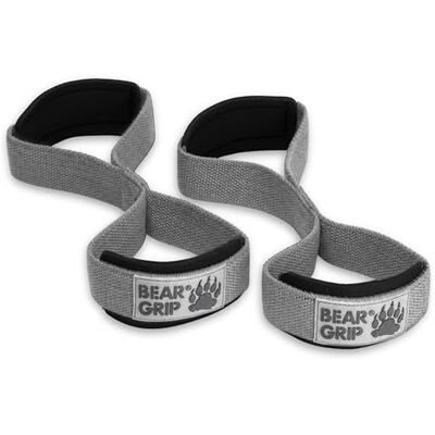 BEAR GRIP Sangles de levage de poids Premium figure 8 (vendues par paire) BEAR GRIP Sangles de levage de poids Premium figure 8 (vendues par paire)