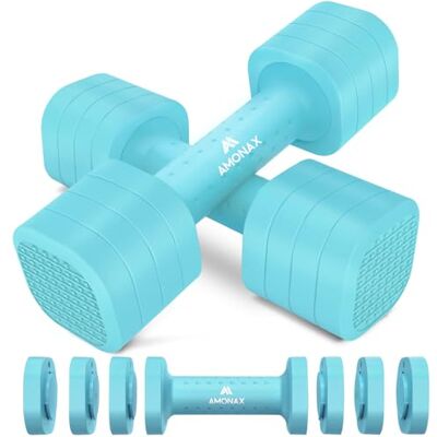 Amonax Haltères Réglables 4 En 1, Kit De Poids 1kg à 2.5kg, Alteres Musculation Femme Et Homme, Dumbbell Set Compact Pour Entraînement De Force, Fitness Et Poids Musculation à La Maison Amonax Haltères Réglables 4 En 1, Kit De Poids 1kg à 2.5kg, Alteres Musculation Femme Et Homme, Dumbbell Set Compact Pour Entraînement De Force, Fitness Et Poids Musculation à La Maison