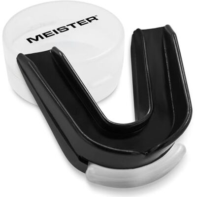 Meister MMA Protège-dents double malléable avec étui Noir Meister MMA Protège-dents double malléable avec étui Noir