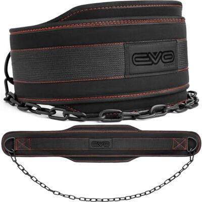 EVO Fitness Dip Belt Heavy Duty 36 Pouces Chaîne réglable Ceinture De Musculation 6,2" Support Dorsal Ceinture De Levage Ceinture De Trempage Menton Pull Ups Hommes Femmes Gym EVO Fitness Dip Belt Heavy Duty 36 Pouces Chaîne réglable Ceinture De Musculation 6,2" Support Dorsal Ceinture De Levage Ceinture De Trempage Menton Pull Ups Hommes Femmes Gym