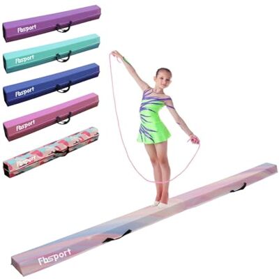 FBSPORT Poutre Gymnastique 240 270 300cm Cuir de PU Pliable Poutre d'équilibre Equipement d'entraînement de Gymnastique avec Fond Antidérapant pour Enfants, Débutants et Gymnastes Professionnels FBSPORT Poutre Gymnastique 240 270 300cm Cuir de PU Pliable Poutre d'équilibre Equipement d'entraînement de Gymnastique avec Fond Antidérapant pour Enfants, Débutants et Gymnastes Professionnels