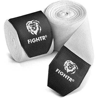 FIGHTR ® Premium Boxbandagen für max. Stabilität und Sicherheit 4m halb elastische Bandage mit Daumenschlaufe für Boxen, MMA, Muay Thai Box Hand Bandage Sport Set aus 4 FIGHTR ® Premium Boxbandagen für max. Stabilität und Sicherheit 4m halb elastische Bandage mit Daumenschlaufe für Boxen, MMA, Muay Thai Box Hand Bandage Sport Set aus 4