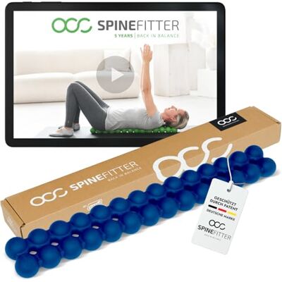 Sissel SPINEFITTER by ® Appareil de massage pour le dos et l'équilibre Bleu Entraîneur du dos pour pilates et yoga Soulage les tensions et les blocages Détente de la colonne vertébrale Pour la Sissel SPINEFITTER by ® Appareil de massage pour le dos et l'équilibre Bleu Entraîneur du dos pour pilates et yoga Soulage les tensions et les blocages Détente de la colonne vertébrale Pour la