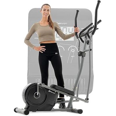 HS HOP-SPORT Hop-Sport Vélo Elliptique pour la Maison HS-2050C Cosmo, Roue d’inertie 9 kg, Résistance Magnétique, Écran LCD et Pulsomètres pour Entraînement de Fitness, Poids max. 100 kg HS HOP-SPORT Hop-Sport Vélo Elliptique pour la Maison HS-2050C Cosmo, Roue d’inertie 9 kg, Résistance Magnétique, Écran LCD et Pulsomètres pour Entraînement de Fitness, Poids max. 100 kg