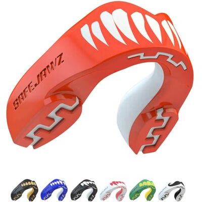 SAFEJAWZ Protège-dents de sport pour adultes et enfants Pour tous les sports de plein contact y compris le rugby, le MMA, les arts martiaux, le kickboxing, le judo, le hockey et la boxe (Viper, (jusqu'à 11 ans)) SAFEJAWZ Protège-dents de sport pour adultes et enfants Pour tous les sports de plein contact y compris le rugby, le MMA, les arts martiaux, le kickboxing, le judo, le hockey et la boxe (Viper, (jusqu'à 11 ans))