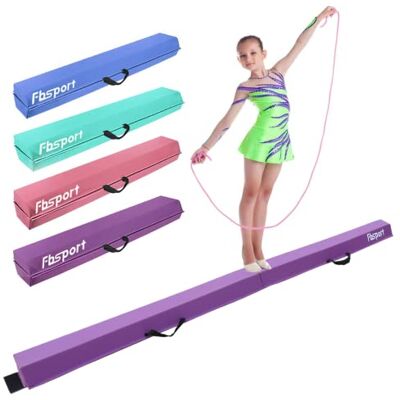 FBSPORT Poutre Gymnastique 240 270 300cm Cuir de PU Pliable Poutre d'équilibre Equipement d'entraînement de Gymnastique avec Fond Antidérapant pour Enfants, Débutants et Gymnastes Professionnels FBSPORT Poutre Gymnastique 240 270 300cm Cuir de PU Pliable Poutre d'équilibre Equipement d'entraînement de Gymnastique avec Fond Antidérapant pour Enfants, Débutants et Gymnastes Professionnels